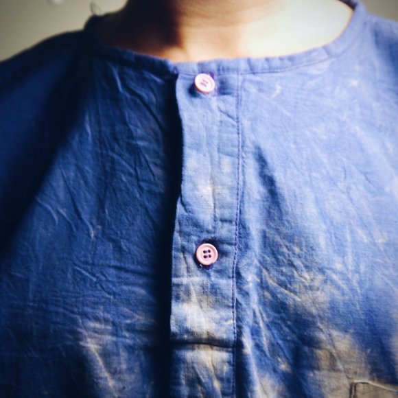 Oversized Blue, Yellow & Green Tie-Dye Top |Size M - Picture 2 of 6